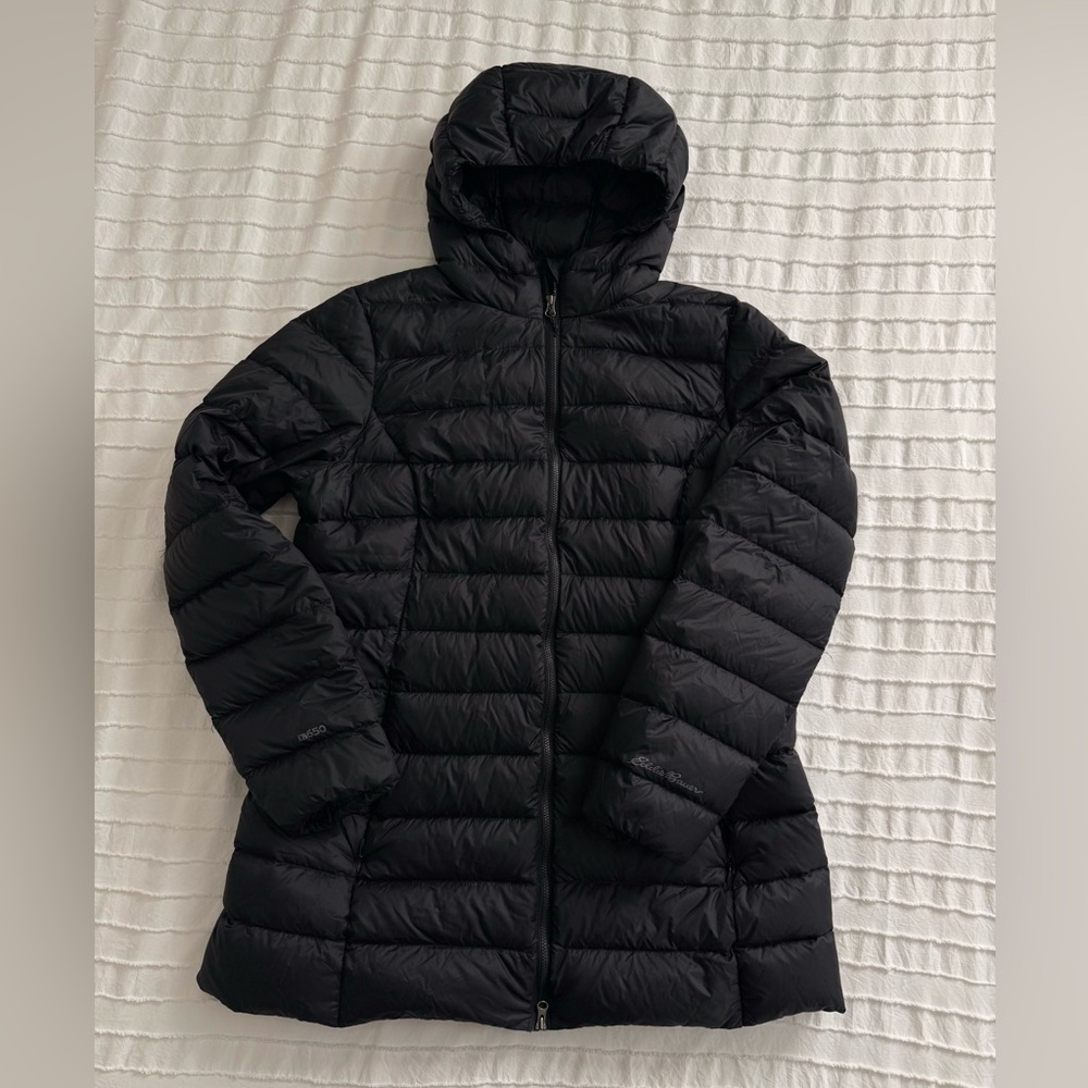 Eddie Bauer Women's Quilted Black Puffer Jacket